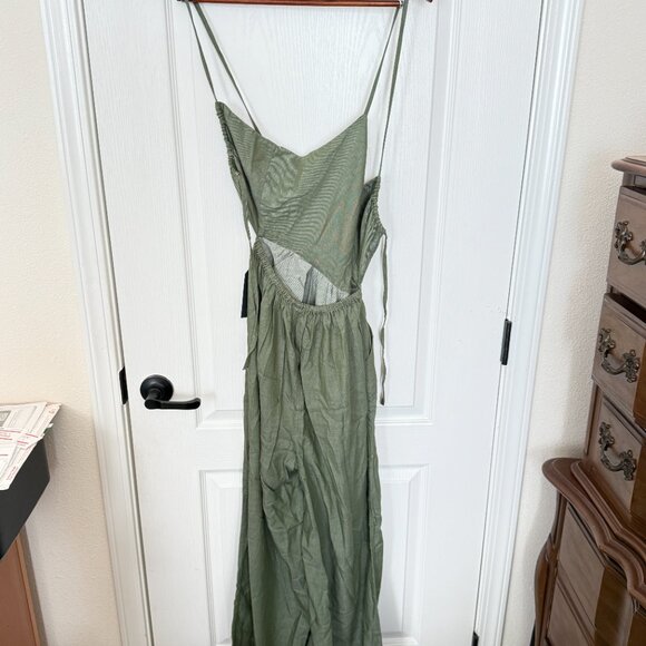 3 of Authentic Overalls Jumper Shein Melrose & Market Dazy Black Green Sz.S-L - Picture 6 of 12